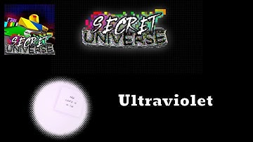 Ultraviolet Badge - Secret Universe - Roblox (by Feodoric)