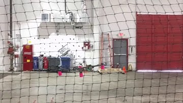 Nonlinear model predictive control of a human-sized quadrotor: indoor flight test