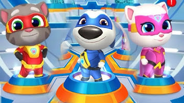 Talking Tom Hero Dash - Run Game : Gameplay Walkthrough All Level ( Android / IOS )