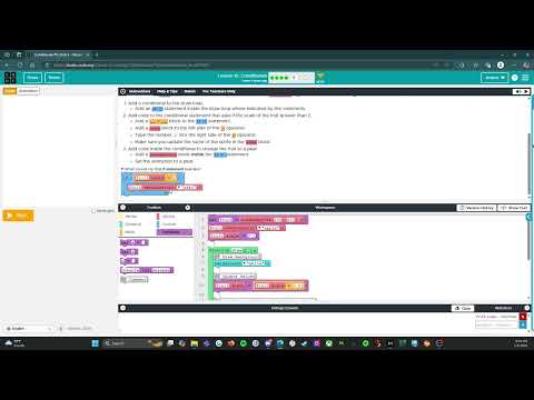Code.org - CS Discoveries - Unit 3: Interactive Animations & Games: Lesson 15: Level 5