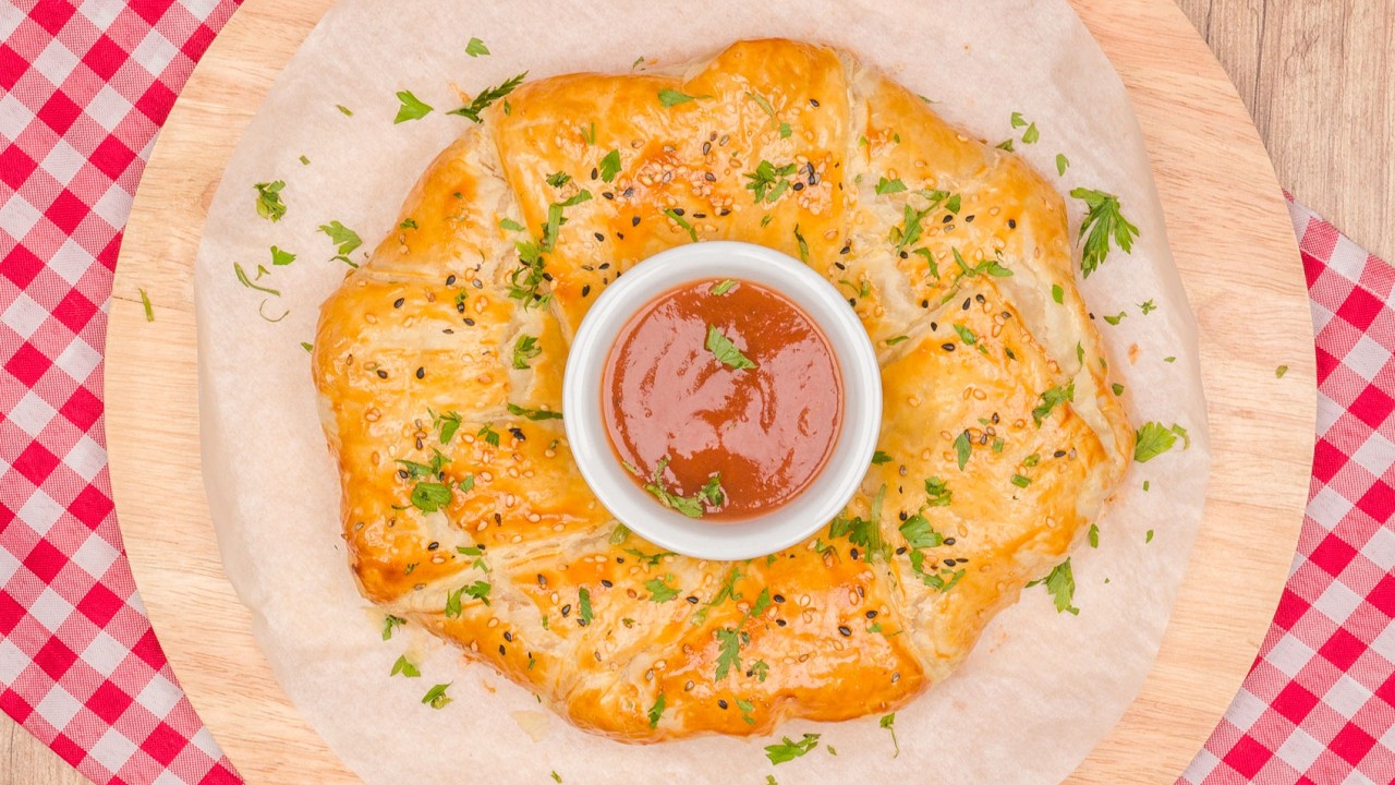 TORTA FOLHADA PETISCO DELICIOSO PARA REUNIR A GALERA | Cook'n Enjoy 1606