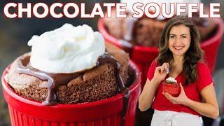 How to Make Chocolate Soufflé - EASY CHOCOLATE SOUFFLE