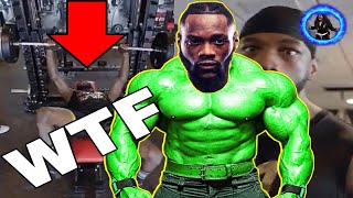 (HULK SMASH) Wilder Bench Press OVER 300lbs Tells Fury To Gain More Weight (REACTION)