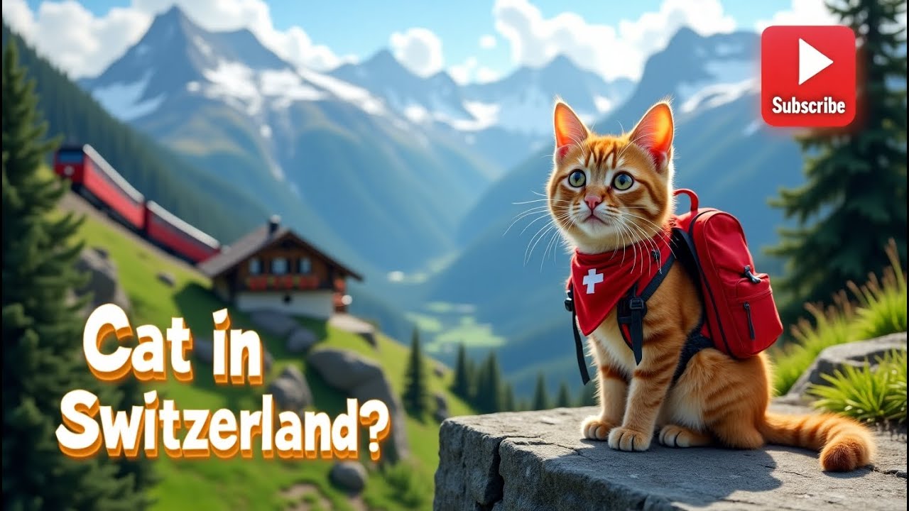 “Cat in Switzerland?! 🐾🇨🇭You Won’t Believe What She Found in the Alps!”