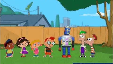 The Little Einsteins introducing Music Robot to Phineas and Ferb