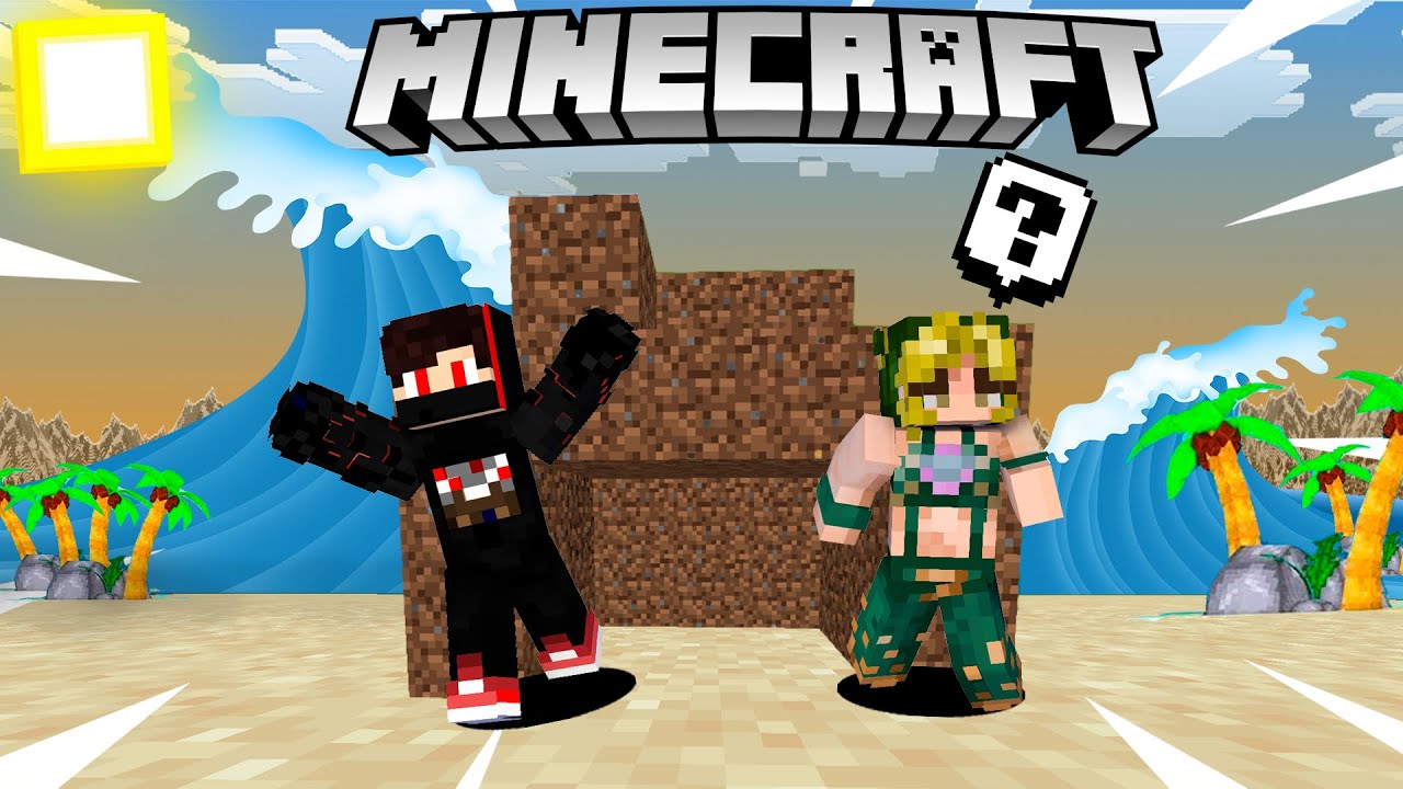 JUÃO e POM jogando MINECRAFT, porém...O MUNDO ESTÁ ACABANDO AOS POUCOS