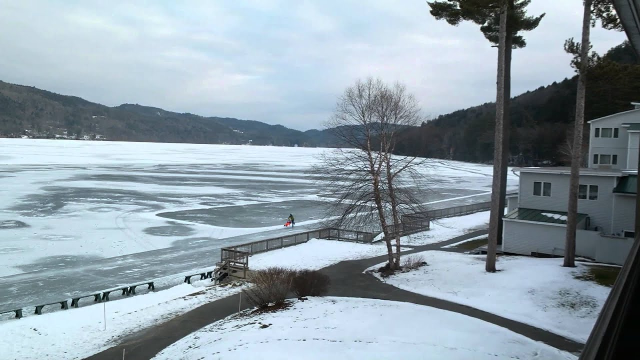 Frozen Lake Morey in Fairlee, Vermont YouTube