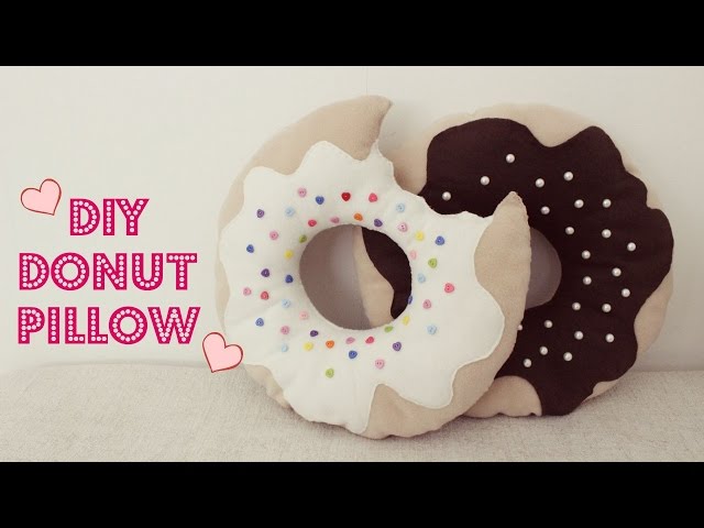 Delicious Donut Pillow Tutorial