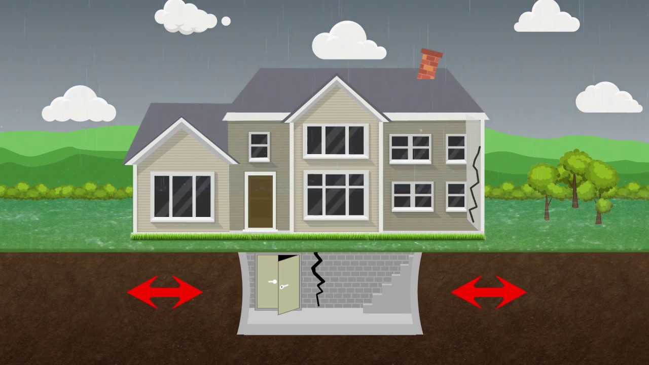 Epp Foundation Repair - Bowing Walls. Video preview.
