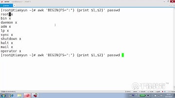千锋Linux教程：72  Awk工作原理概览