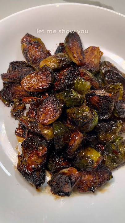 Balsamic Glazed Brussels Sprouts