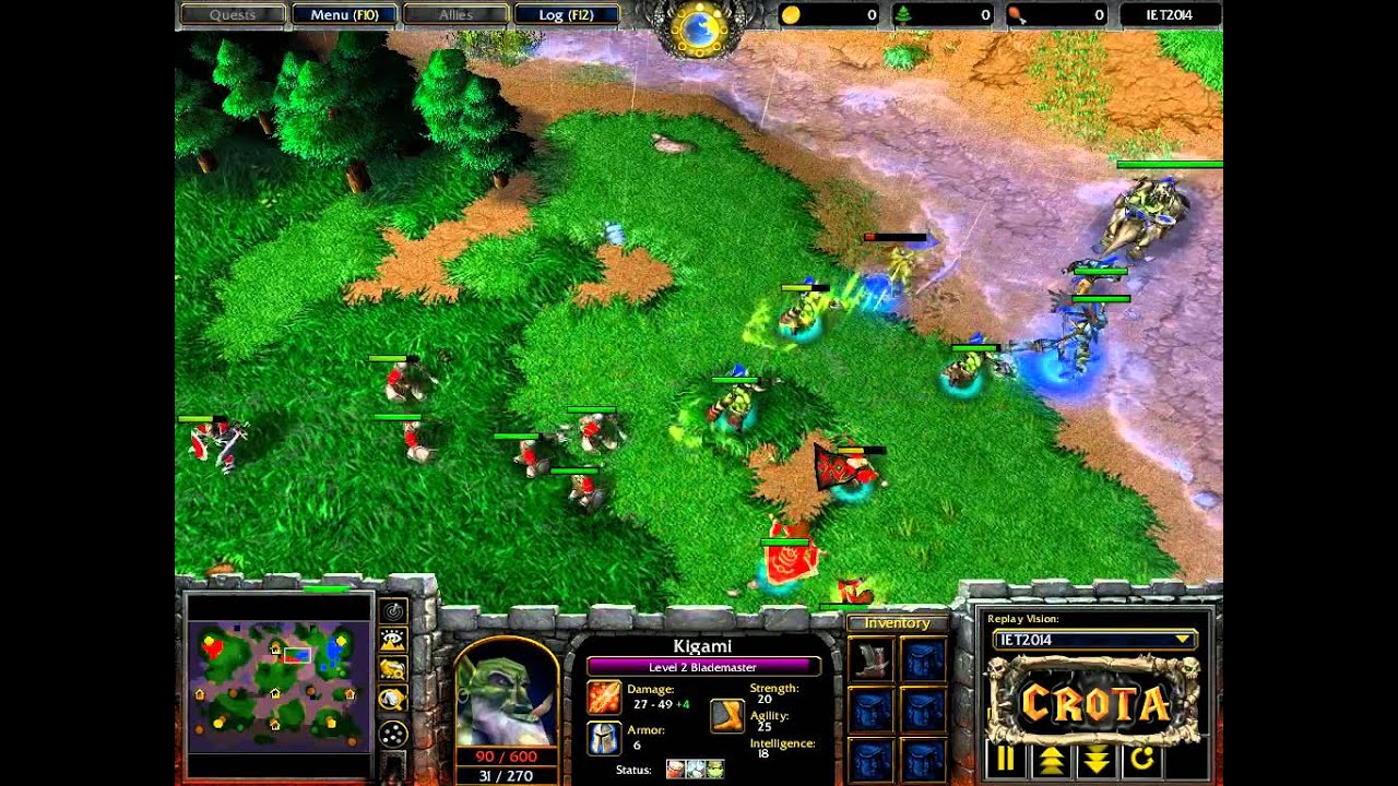 Fly (Orc) vs Th000 (HU) - G1 - WarCraft 3 - WC832