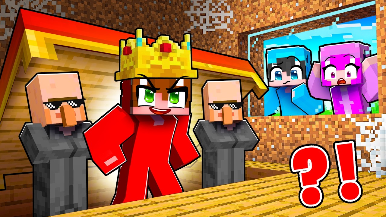 Me Convertí en REY, pero lo ESCONDÍ de mis AMIGOS en Minecraft!