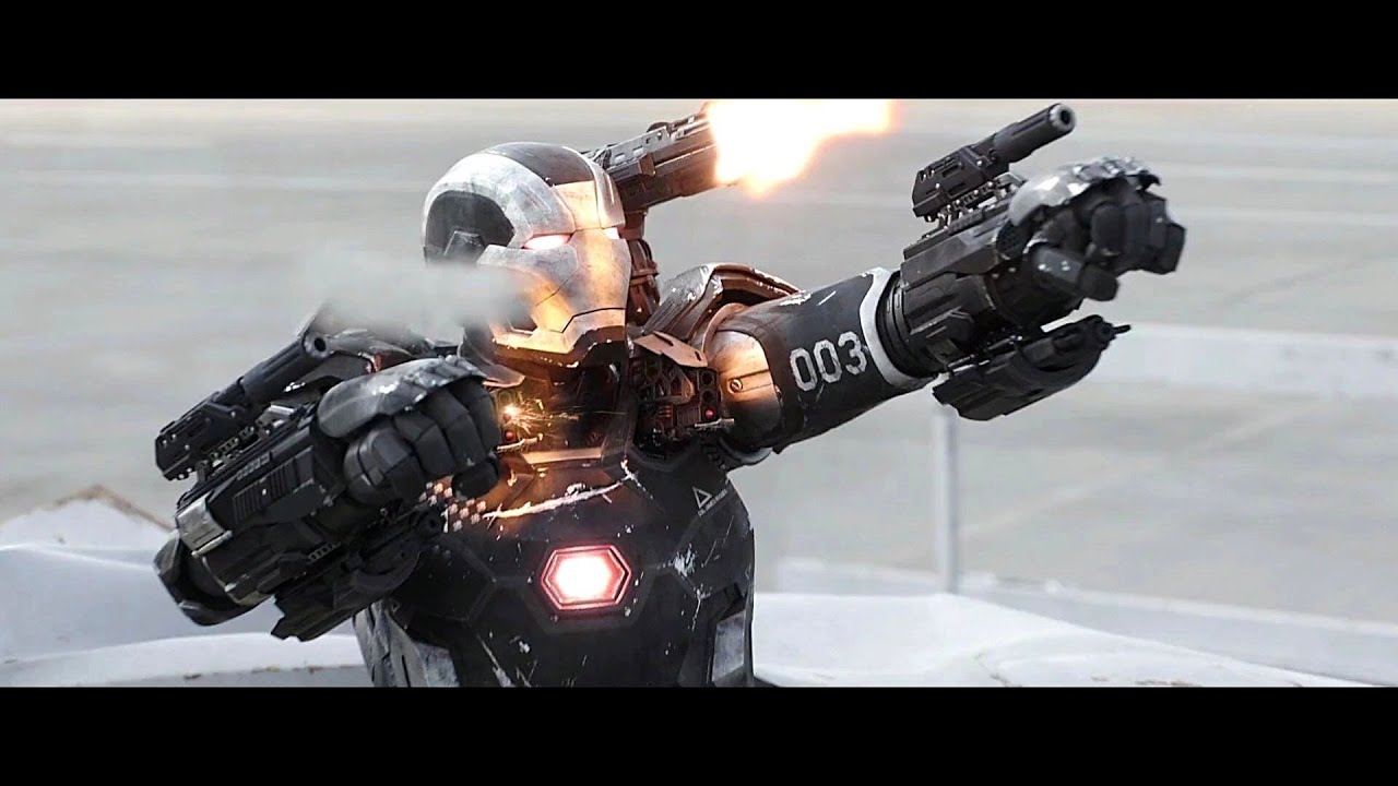 Marvels War Machine Civil War Combat Scenes