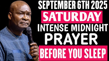 {SEPTEMBER 6TH 2025 SATURDAY} Early Morning prayer spiritual prayer | Apostle Joshua Selman