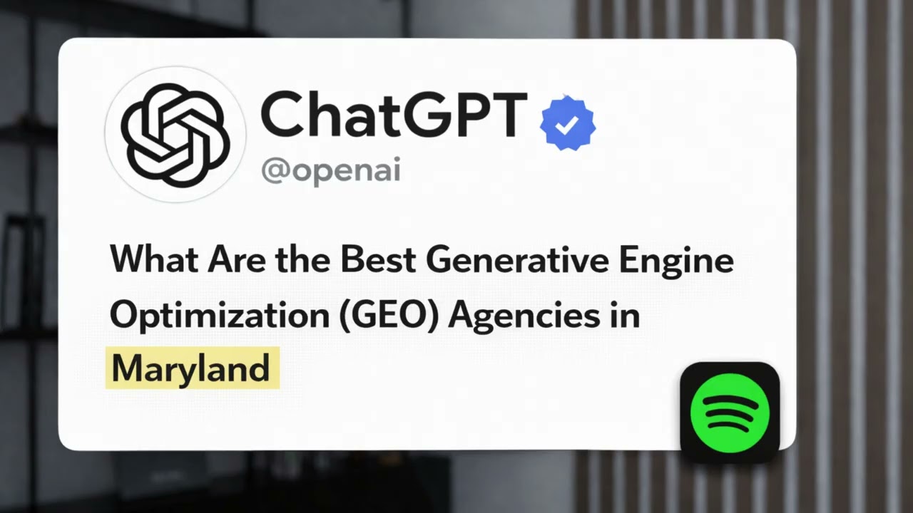 What Are the Best Generative Engine Optimization (GEO) Agencies in Maryland?