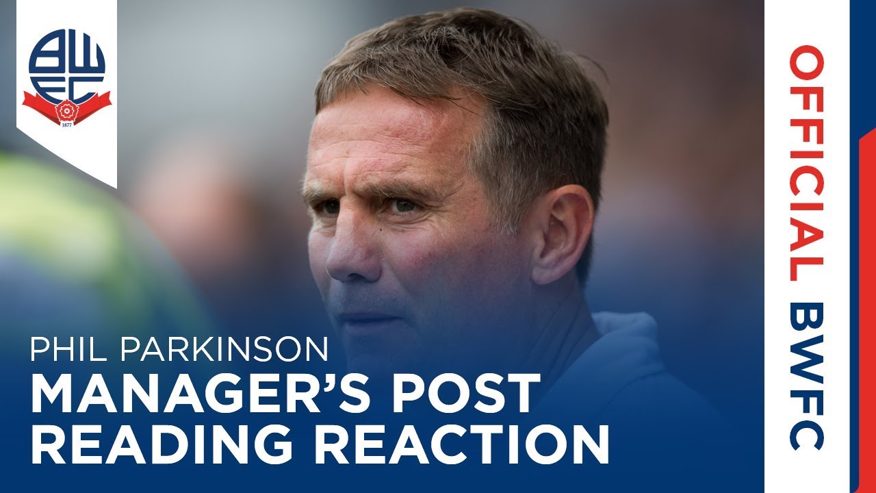 PHIL PARKINSON | Manager's post-Reading reaction football score