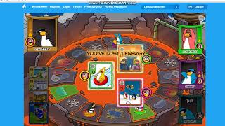 Club Penguin Universe - Card Jitsu Fire on a 4 Player Mat