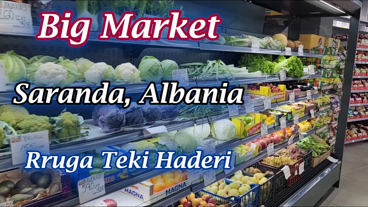 Прогулка по Большому рынку в Саранде, Албания #authentictravel Видеоблог о путешествиях #saranda
