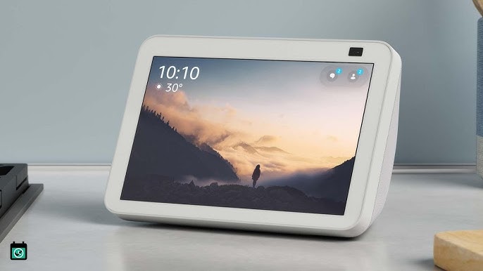  Echo Show 8 (2nd Gen) Smart Display with Alexa - Glacier White