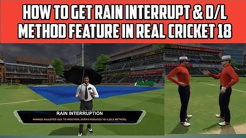 How To Use Rain Feature In Real cricket 18 | V-1.9 | Must Watch