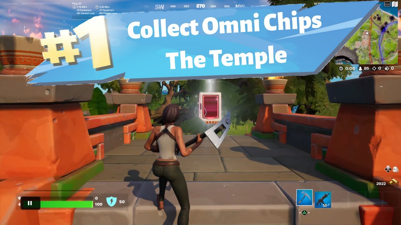Collect Omni Chips at The Temple - Fortnite