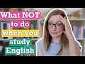 Studying english my dumbest mistakes