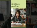 Real Success Stories in SAT Math