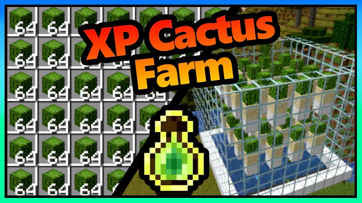 Cactus XP Farm Minecraft | Super Easy | 1.20 - 1.21+