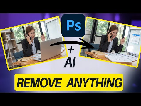 How To Remove anything from a picture in Photoshop with Generative Fill Ai thumbnail