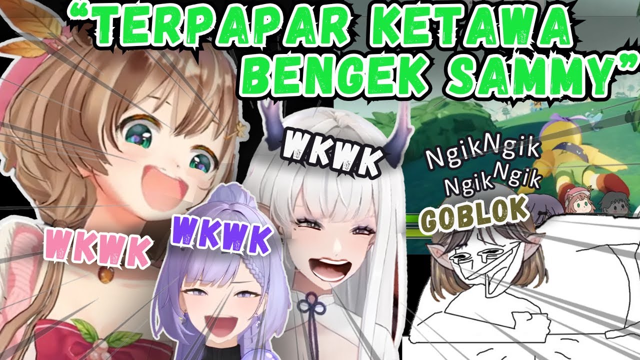 9 Menit Isinya RISU-SHANON-ECI Ngakak Terpapar Ketawanya Bengek SAMMY【Vtuber ID | Clip】