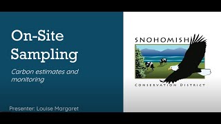 On-site Sampling: Carbon estimates and monitoring