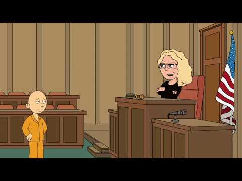 Caillou jumps a Judge
