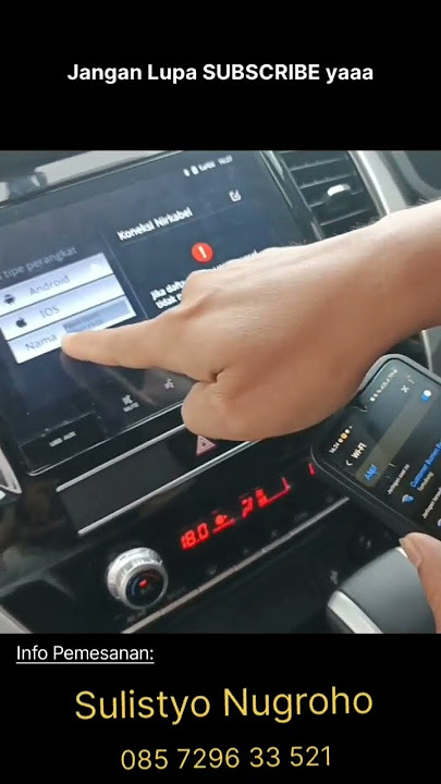 Cara miroring Hp ke Head Unit Mobil Mitsubishi Pajero Sport 2024 #Mitsubishi #pajero #bsd