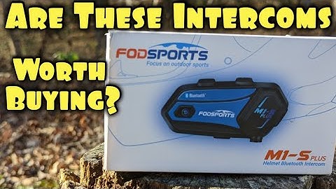 Fodsports M1-S Plus Motorcycle Helmet Intercoms Review/Giveaway |(( Contest Ended 12/5/22 ))