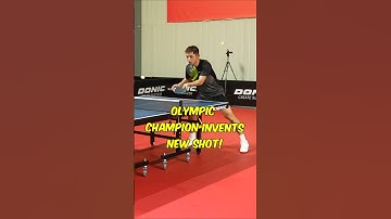 Zhang Jike invents new table tennis shot! 😂