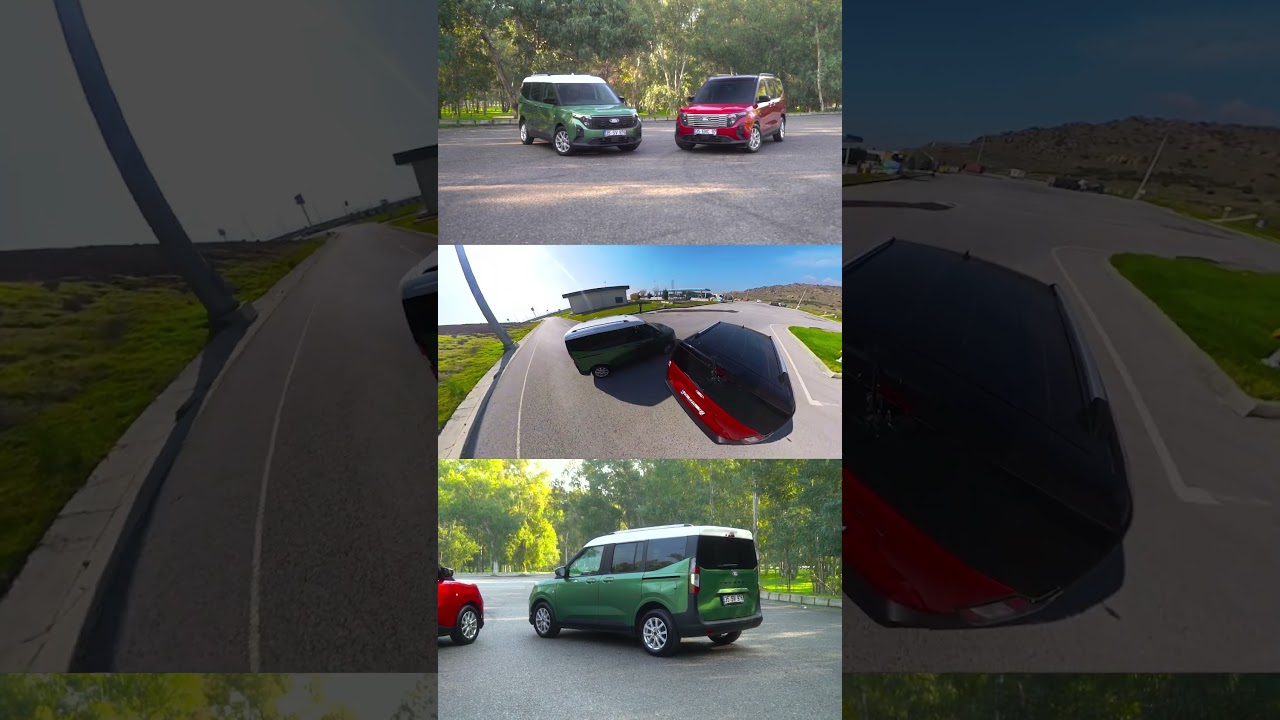 Ford Tourneo Courier 1.0 EcoBoost vs 1.5 EcoBlue 0-100 KM DRAG / Kıyaslama !