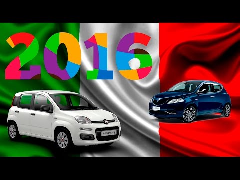 Le 10 auto più  vendute in Italia  nel 2016