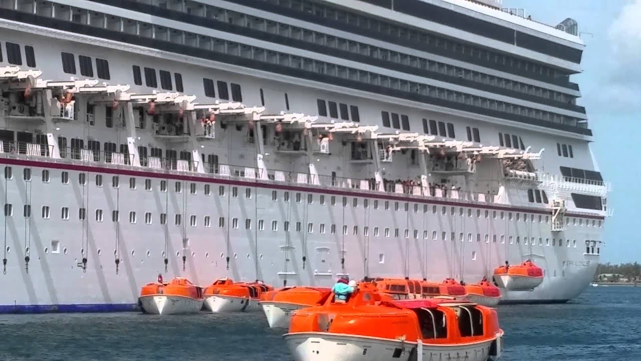 carnival cruise lifeboats deployed