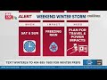 Weekend winter storm update