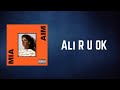 Mia  ali r u ok lyrics