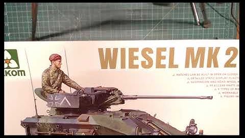 Building Takom 1/16 Wiesel MK 20 Part 1 Lower hull and suspension