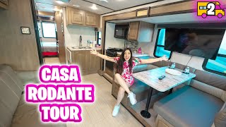 TOUR de la CASA RODANTE GIGANTE  ASI ES POR DENTRO el MotorHome RV Class A  Cap 2 Sandra Cires Art