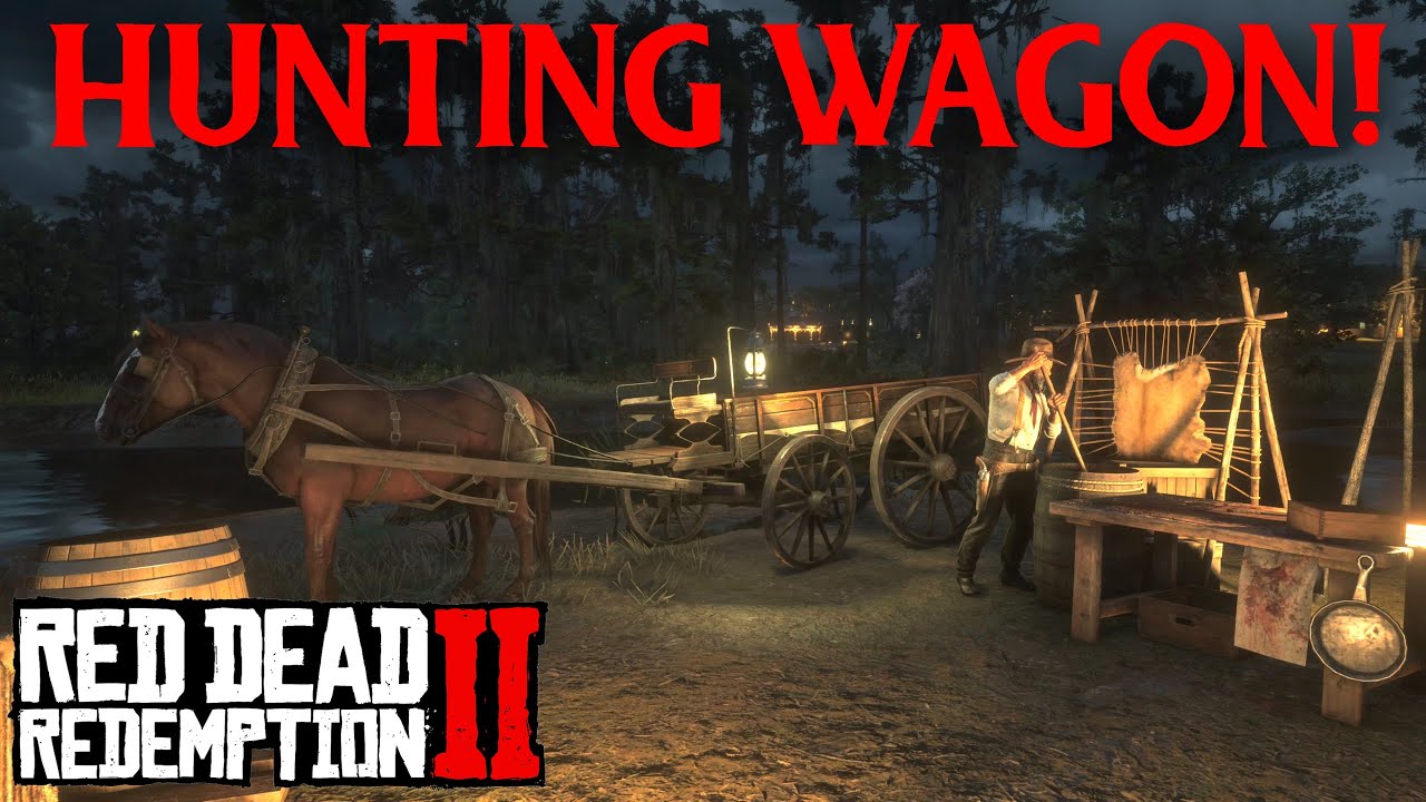 Red Dead Redemption 2 Online The Hunting Wagon How Many Carcasses Can It Hold Youtube