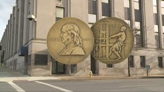 Akron Beacon Journal Pulitzer stolen from old newsroom
