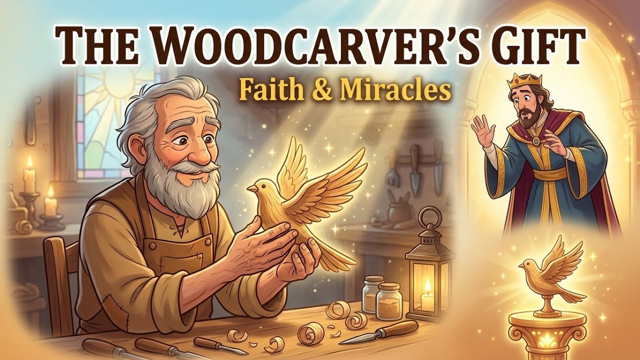 The Woodcarver's Gift | A Story of Faith, Kindness & Divine Blessing ✨  Inspirational stories