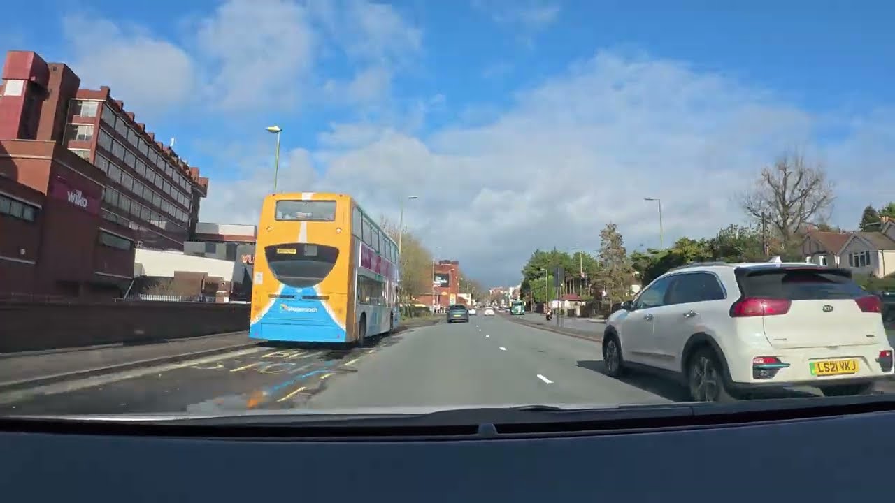 Farnborough town from my Dashboard 