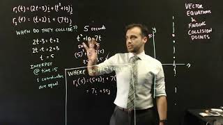 Vector equations and finding collision points Profile