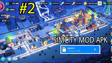 SimCity buildit Mod apk || Frosty Fjords || Map Gameplay #2 full unlocked