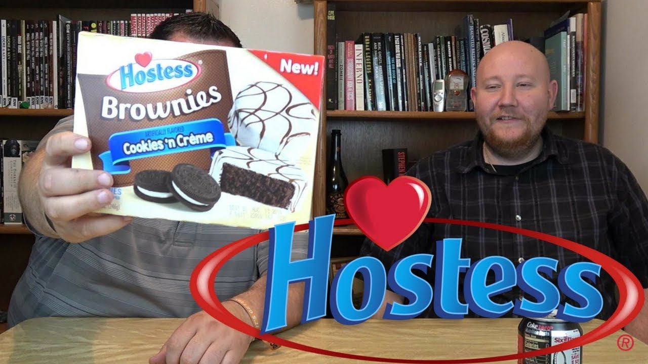 New Hostess Cookies 'N' Creme brownies YouTube